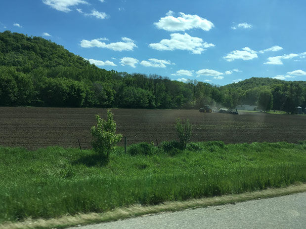 Planting in bluff country